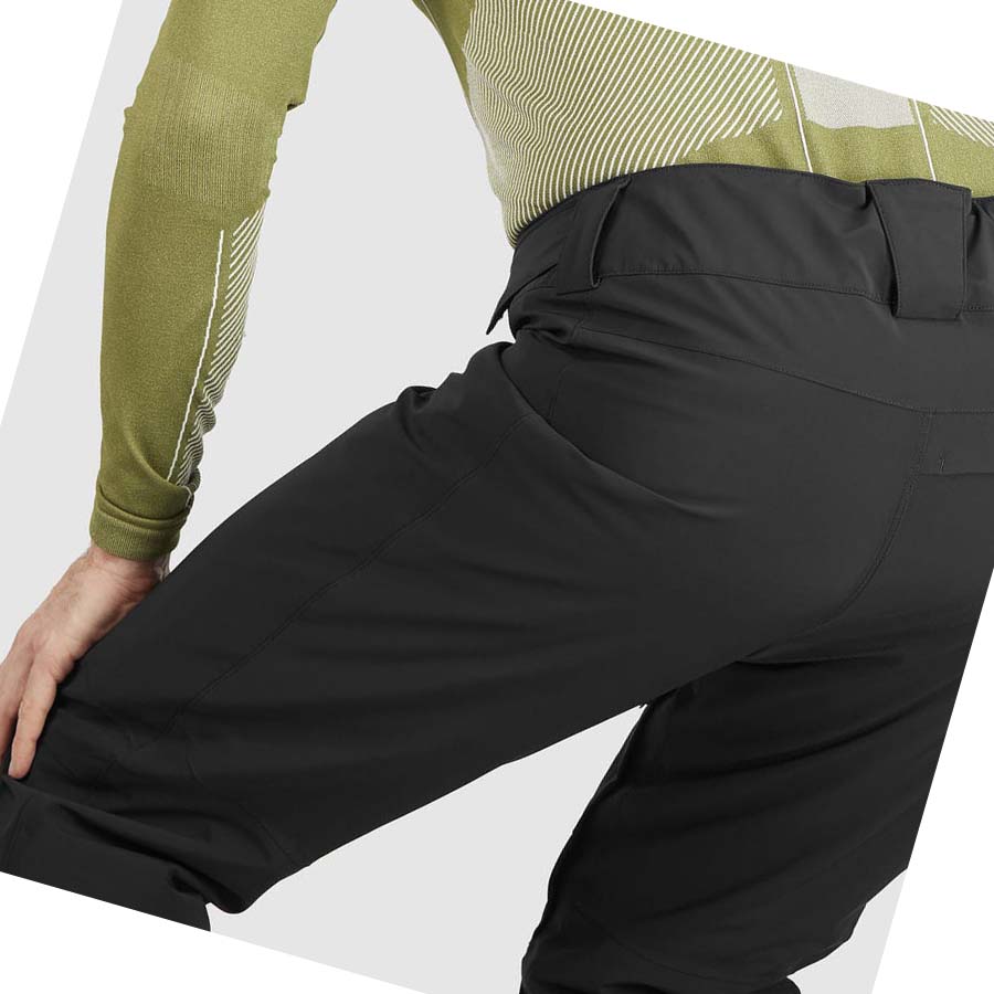 Pantalones De Esquí Salomon BRILLIANT Hombre Negros | MX 3142ZUT